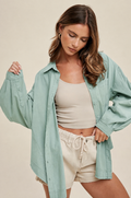 Mint To Be - Button Down Shirt