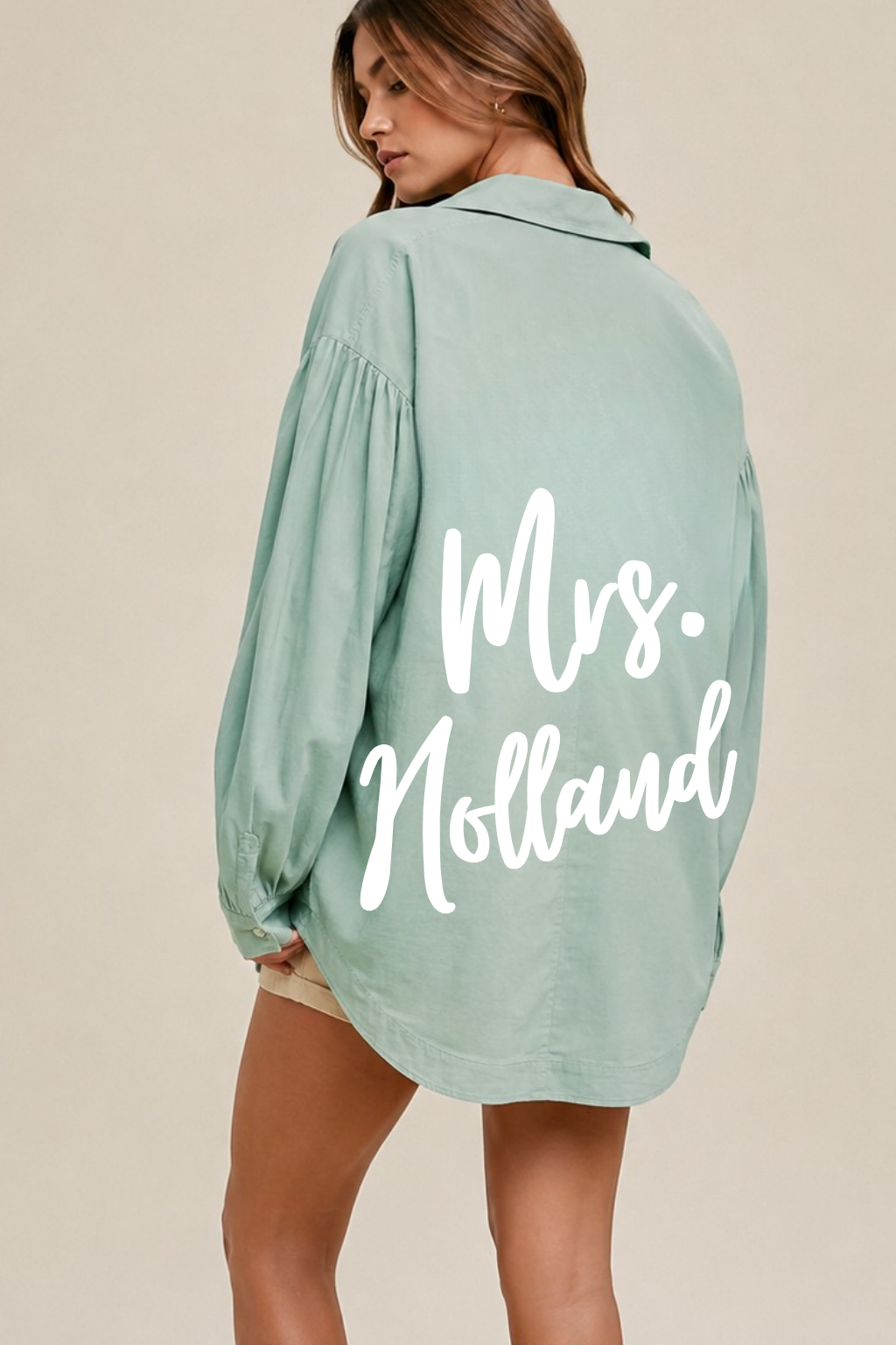 Mint To Be - Button Down Shirt